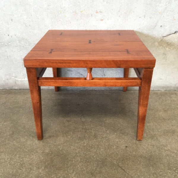 Vintage 1960's Lane Walnut Side Table