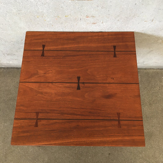Vintage 1960's Lane Walnut Side Table