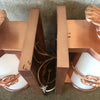 Pair of Vintage Coppper Plated Sconces