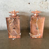Pair of Vintage Coppper Plated Sconces
