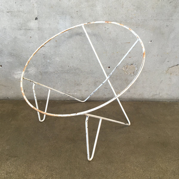 Mid Century Modern Metal Hoop Chair Frame