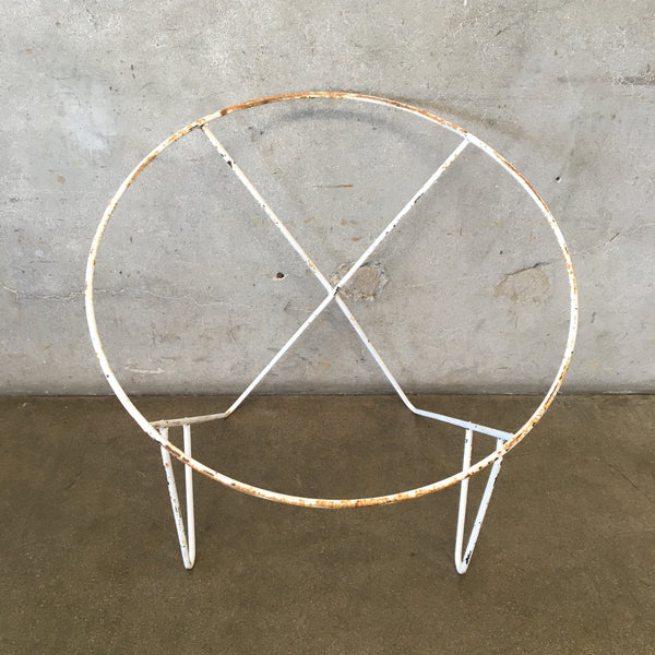 Mid Century Modern Metal Hoop Chair Frame