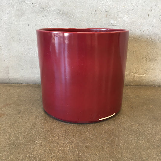 Vintage Gainey Burgundy Garden Pot