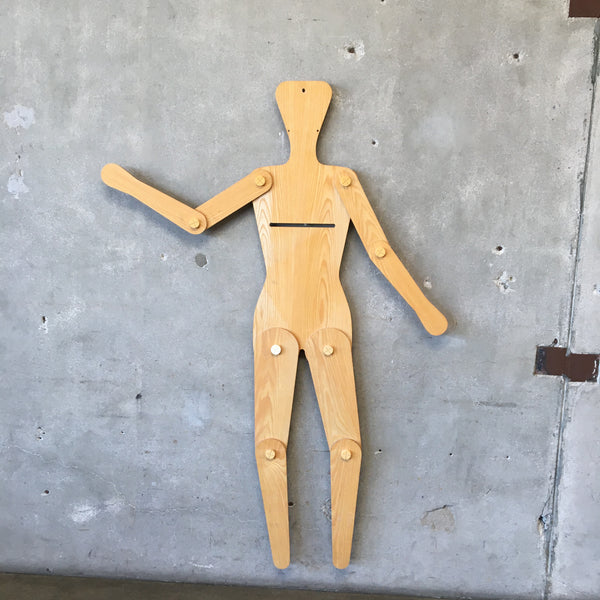 Mid Century Modern Articulated 2 - D Figure
