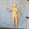 Mid Century Modern Articulated 2 - D Figure