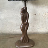 Pair of Modeline 1940's - 1950's Figural Lamps with Custom Shades