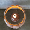 Mid Century Ceramic Petroglyph Motif Lamp