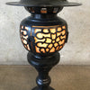 Lantern Style Asian Metal Lamp