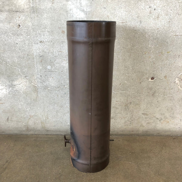 Brown Fireplace Pipe with Damper