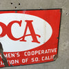 Poultrymen's Cooperative Porcelain Sign