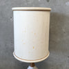 Mid Century Modern 1970s Volcanic Glaze Table Lamp with Original Shade