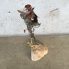 Vintage Brutalist Sculpture of a Tree House / Swing Signed