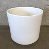 Mid Century Modern White Gainey Garden Pot