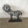Large Modern Lion Sculpture