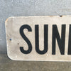 Vintage Sundale Rd. Porcelain Street Sign