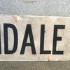 Vintage Sundale Rd. Porcelain Street Sign