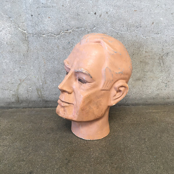 店舗用品 Old Head Mannequin. Vintage Mannequin Head
