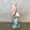 Vintage Cement Standing Gnome