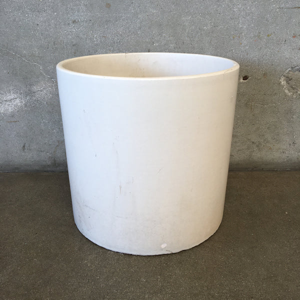 Vintage Architectural Pottery With Matte White Glaze