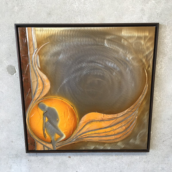 Vintage 70s Original Art signed Mathison