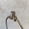Mid Century Modern Chrome / Black Sculptural Form Laurel Lamp