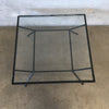 Vintage Square Pacific Iron Coffee Table / End Table by Milo Baughman