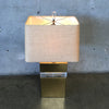 Brass & Acrylic Table Lamp with Shade