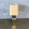 Brass & Acrylic Table Lamp with Shade