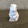Vintage Three Piece Cement Rabbit Family