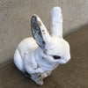 Vintage Three Piece Cement Rabbit Family