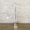 Mid Century Modern Acrylic Chrome Table Lamp