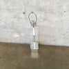 Mid Century Modern Acrylic Chrome Table Lamp