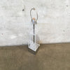 Mid Century Modern Acrylic Chrome Table Lamp