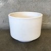 Mid Century Modern White Gainey Style Garden Pot