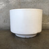 Mid Century Modern White Gainey Style Garden Pot