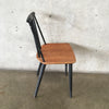 Mid Century J77 Stickback Chair by Folke Palsson for FDB Mobler