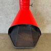 Vintage Mid Century Red Majestic "Firehood" Fireplace