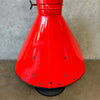 Vintage Mid Century Red Majestic "Firehood" Fireplace