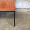 1960s Dutch Pastoe Coffee Table with Steel Frame Legs