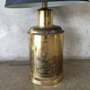 Hollywood Regency Brass Table Lamp