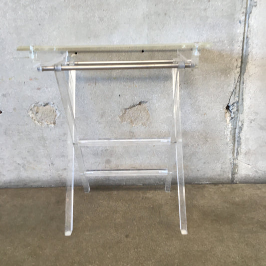 Vintage Acrylic Folding T.V. Tray