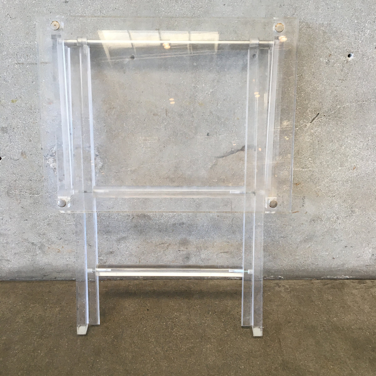 Vintage Acrylic Folding T.V. Tray
