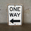 Vintage Metal "ONE WAY" Sign