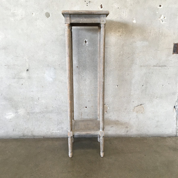 Tall Painted Pedestal