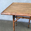 Antique Chinoiserie Bamboo Side Table