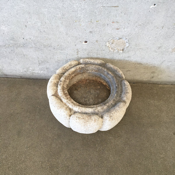 Antique Japanese Stone Planter Basin- "Natsume" Product Image