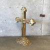Vintage Large Brass Cross