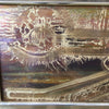 1970's Bernhard Rohne Acid Etched Art Mirror for Mastercraft