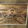 1970's Bernhard Rohne Acid Etched Art Mirror for Mastercraft