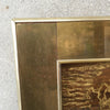 1970's Bernhard Rohne Acid Etched Art Mirror for Mastercraft